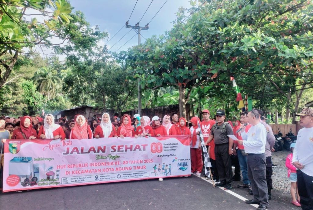 jalan sehat kota agung timur