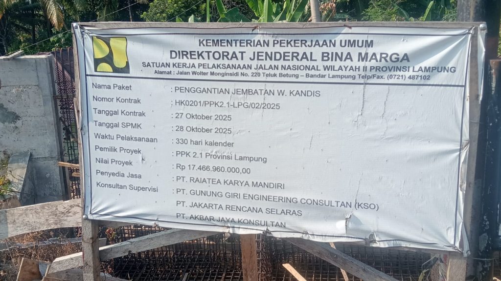 proyek jembatan way kandis
