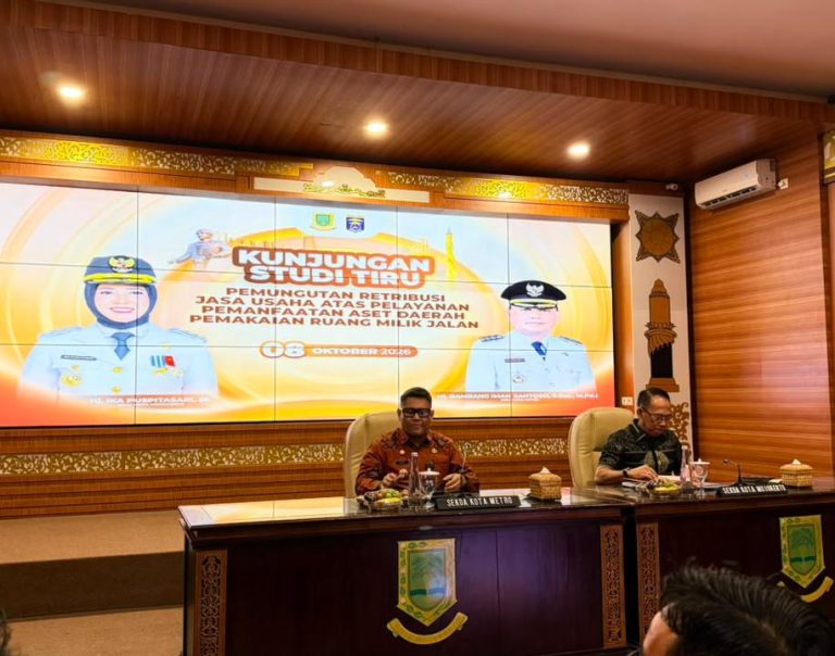 sekda kota metro ahmad hariyanto
